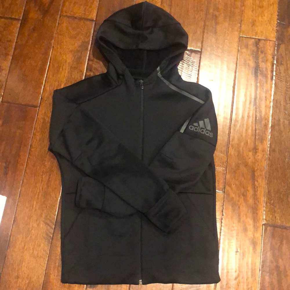 Addidas full zip heavyweight hoodie jacket